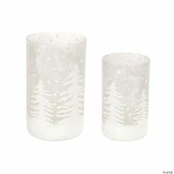 Best Pirce 👏 Melrose International Snowy Tree Candle Holder (Set of 4) 🔔