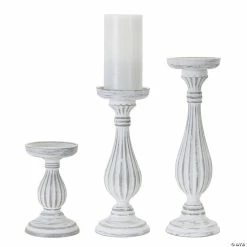 Best Sale 💯 Melrose International Traditional Candle Holder (Set of 3) 💯
