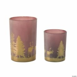 Top 10 🛒 Melrose International Winter Forest Candle Holder (Set of 2) 🔥