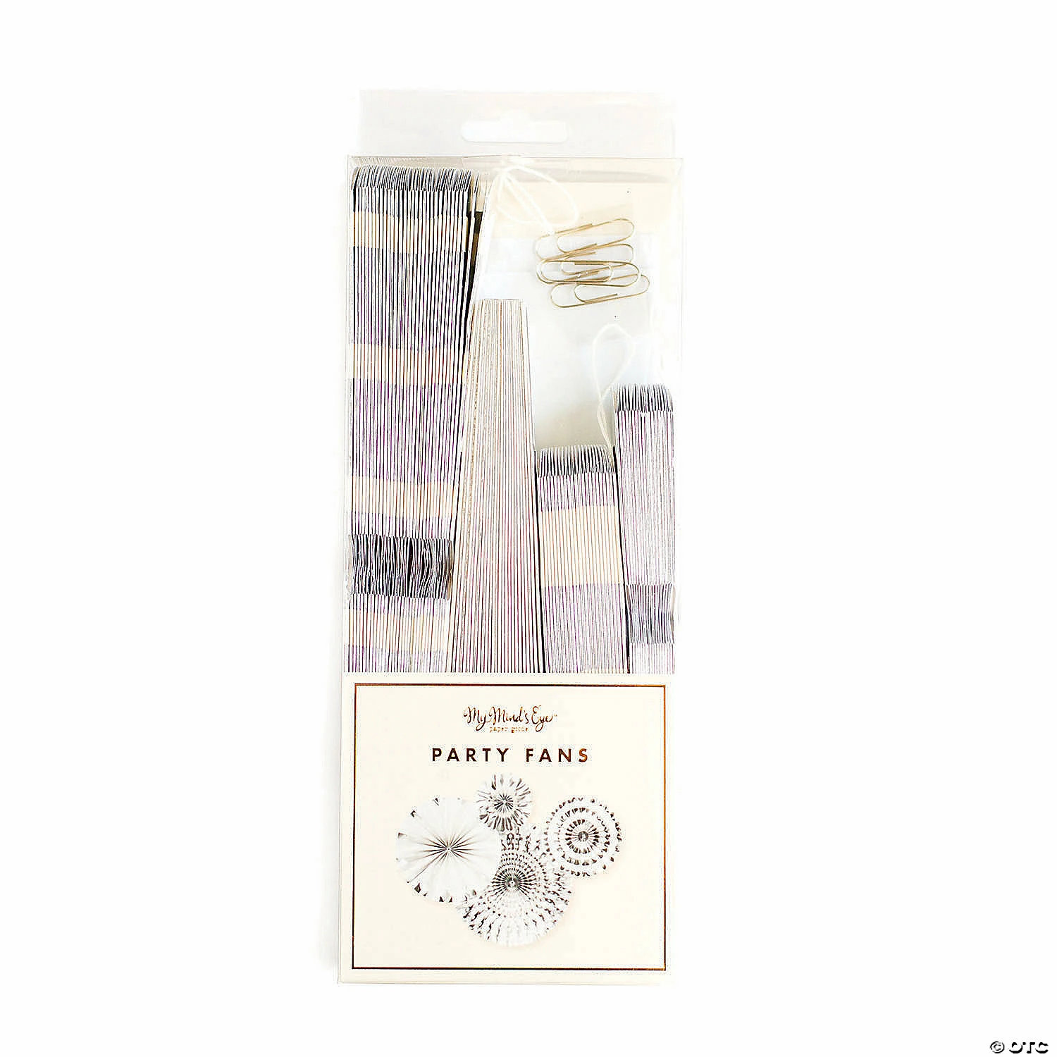 Brand new 👏 My Mind’s Eye™ Metallic Silver Hanging Fans - 4 Pc. ⭐ 3 Brand new 👏 My Mind’s Eye™ Metallic Silver Hanging Fans - 4 Pc. ⭐ - Image 3