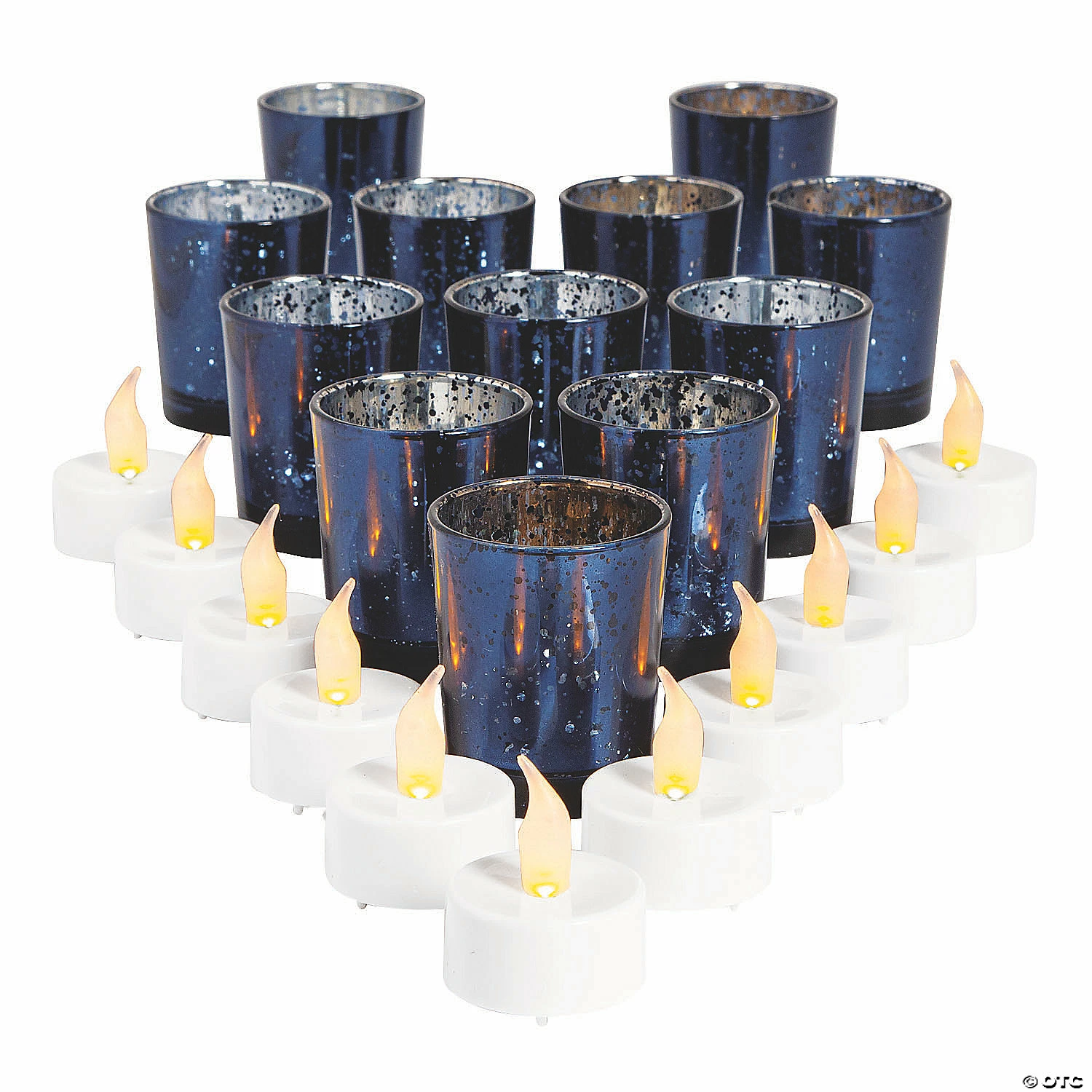 Flash Sale 😍 Mercury Glass Votive Candle Holders with Battery-Operated Candles - 24 Pc. 🌟 2 Flash Sale 😍 Mercury Glass Votive Candle Holders with Battery-Operated Candles - 24 Pc. 🌟 - Image 2