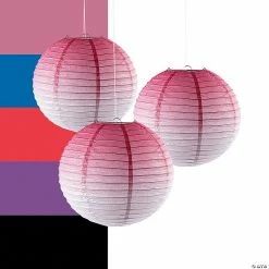 Brand new 💯 Ombre Hanging Paper Lanterns - 3 Pc. 🔔