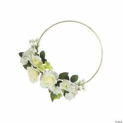 Flash Sale ❤️ Premium Gold Hoop Decoration with Gardenias 👏