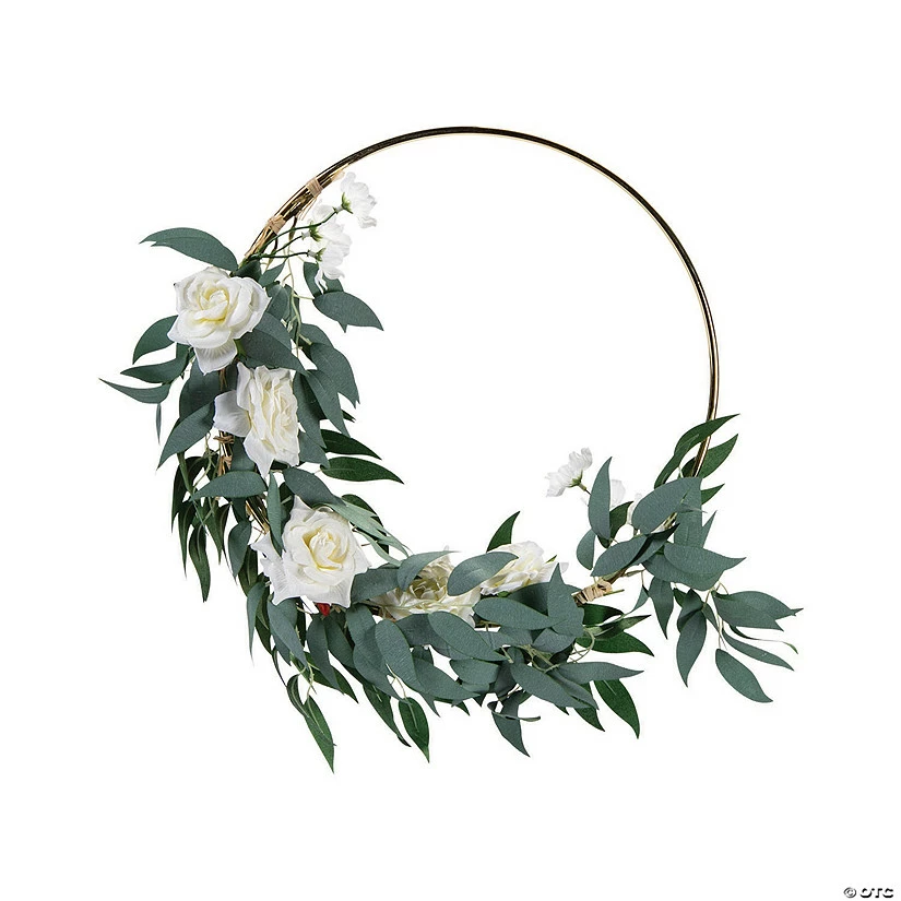 Deals βοΈ Premium Gold Hoop Decoration with White Roses 𧨠1 Deals βοΈ Premium Gold Hoop Decoration with White Roses π§¨