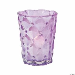 Best reviews of ๐งจ Purple Decorative Votive Candle Holders - 6 Pc. ๐