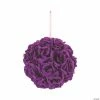 Best Sale 😀 Purple Kissing Ball 👏