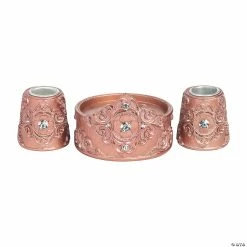 Buy ❤️ Rose Gold Candle Holder Set 🤩