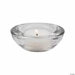 Outlet 👍 Round Tea Light Candle Holders - 12 Pc. 🤩