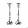 Deals 👍 Silver Candle Holder Set - 2 Pc. 🧨