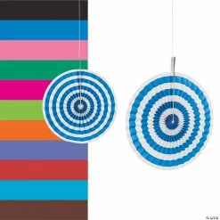 Promo 💯 Stripe Hanging Fans - 6 Pc. ⭐