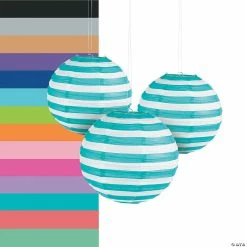Best reviews of ✔️ Striped Paper Lanternss - 6 Pc. 🌟