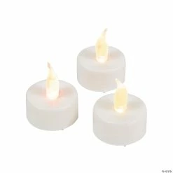 Budget 🧨 Battery-Operated Tea Light Candles - 12 Pc. 🔥