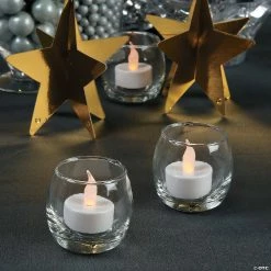 Budget 🧨 Battery-Operated Tea Light Candles - 12 Pc. 🔥 -Candles & Votives Sales white battery operated tea light candles 12 pc 91 5004 a02
