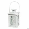 Budget 🔔 White Metal Mini Lantern 🛒